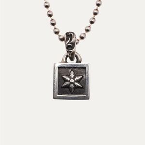 Chrome Hearts Framed Star Charm Pendant Sterling Silver $850